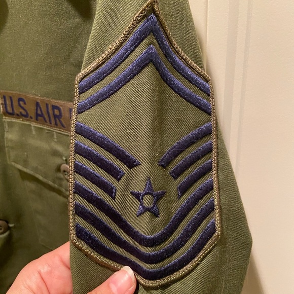 Vintage Vietnam Era US Air Force Fatigue Shirt - Picture 3 of 7